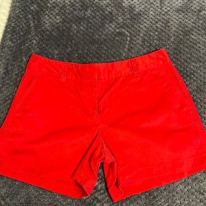 VINEYARD VINES Women's Size 12 Red Chino Cotton Casual Shorts
